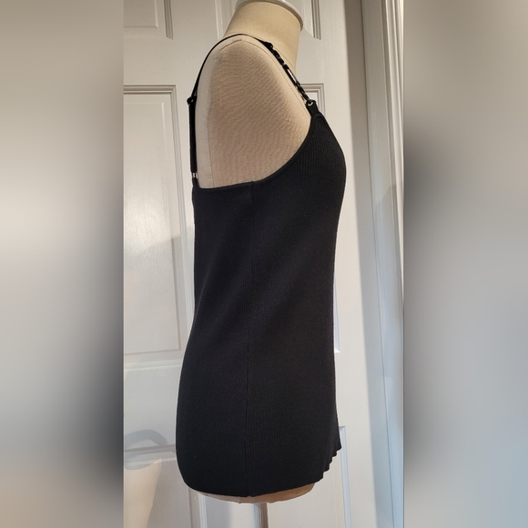 Karl Lagerfeld Elegant Black Knit Camisole - Picture 4 of 9